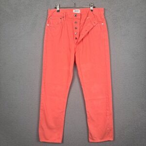 Agolde Jeans Womens 30 Coral Pink 90s Pinch Waist Button Fly Preppy‎ Y2K Retro